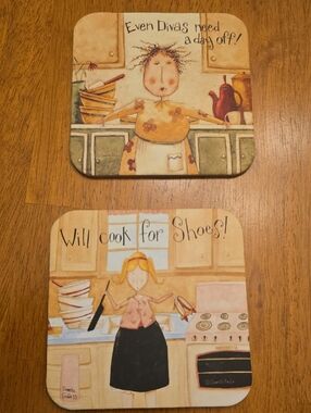 Whimsical Kitchen Coasters/Magnets